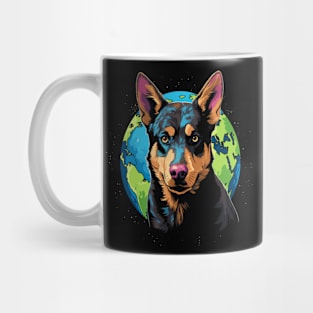 Australian Kelpie Earth Day Mug